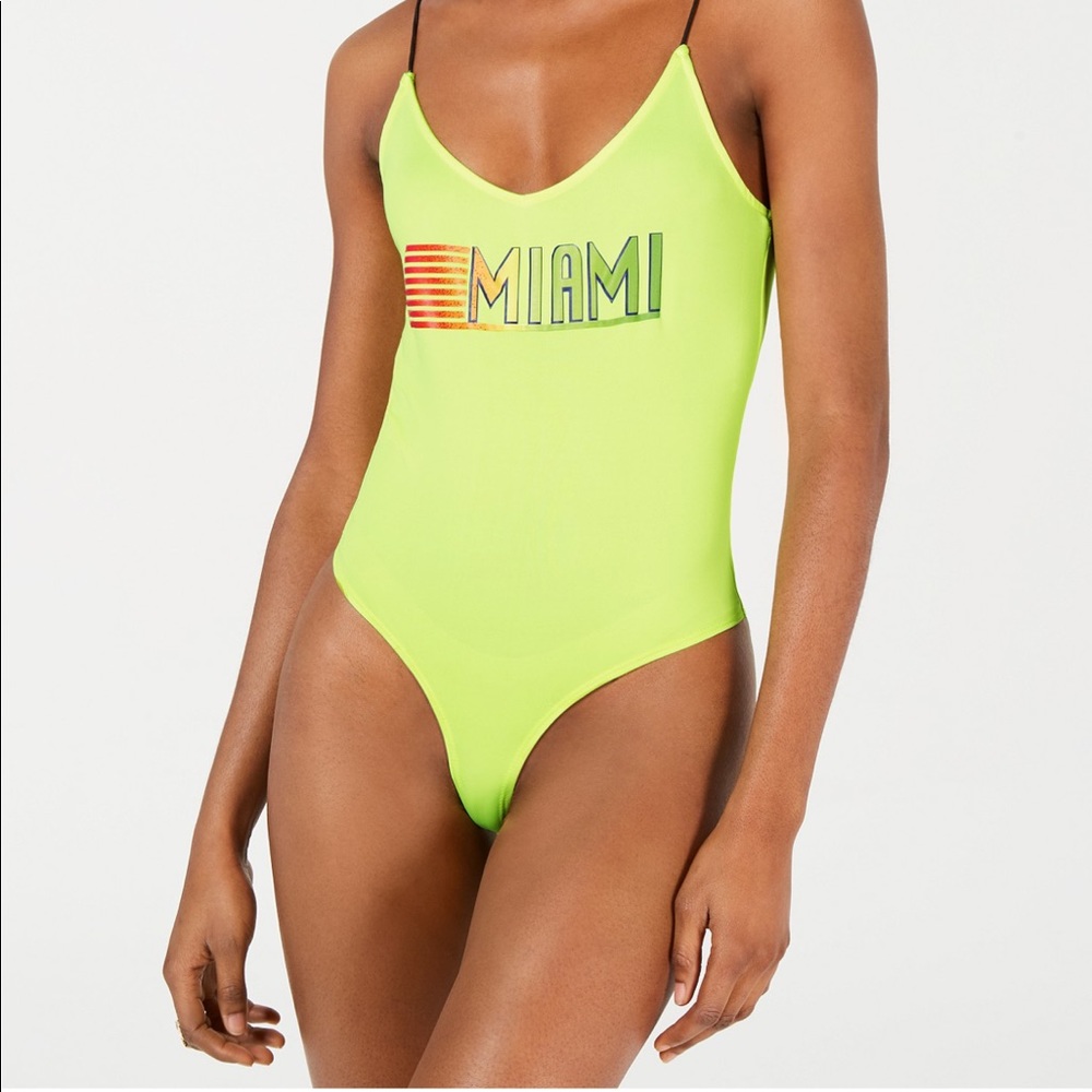 Lime green bodysuit - Picture 7 of 8